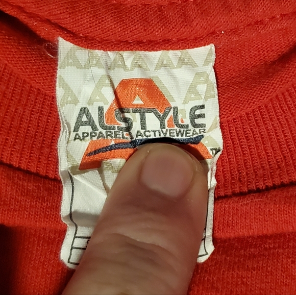 Vintage Alstyle T-shirt Home Alone Merry Christmas Holiday LARGE Red Xmas Kevin - Picture 5 of 5